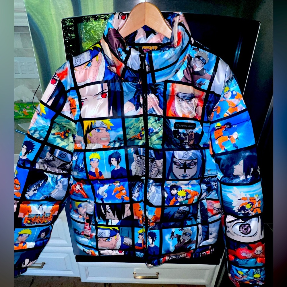 Hypland Naruto Special Edition Puffer Jacket Goose Down Authentic